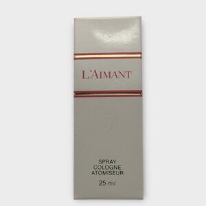 Coty  L'Aimant Cologne Spray 0.84 Fl Oz 25 ml Vintage New in Box Old Store Stock